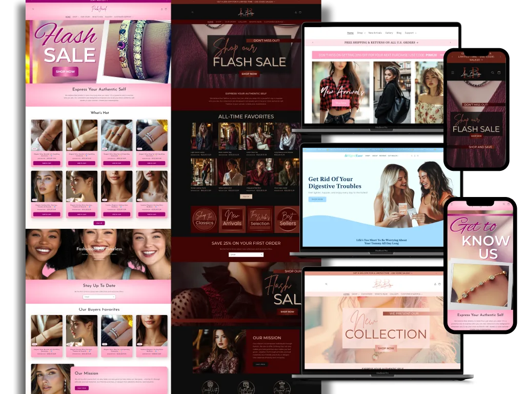 Shopify Store Web Design Infinitheme